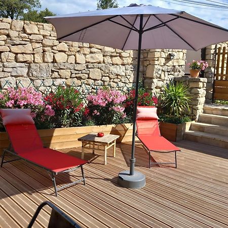 Chez Daniele Chambre Avec Jacuzzi Et Terrasse Privee Murs  エクステリア 写真